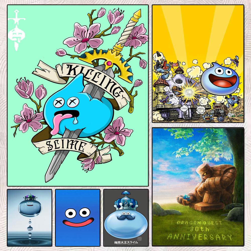 D-Dragon Quest Slime Poster Pe - Office Quest ulasan dan harga