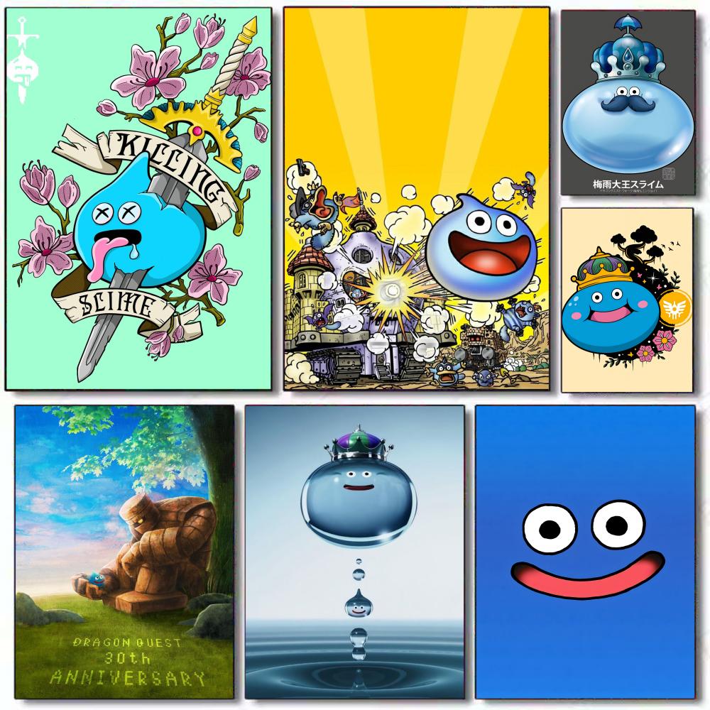 D-Dragon Quest Slime Poster Pe - Office Quest ulasan dan harga