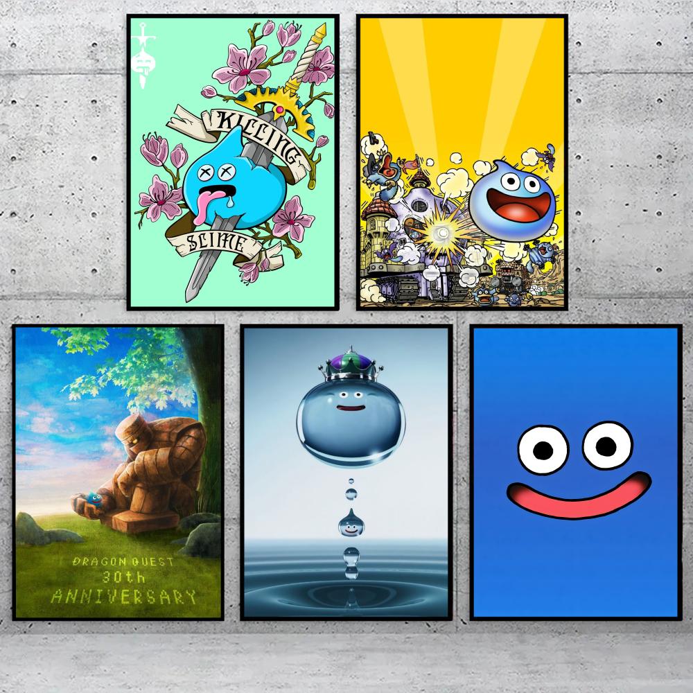 D-Dragon Quest Slime Poster Pe - Office Quest ulasan dan harga