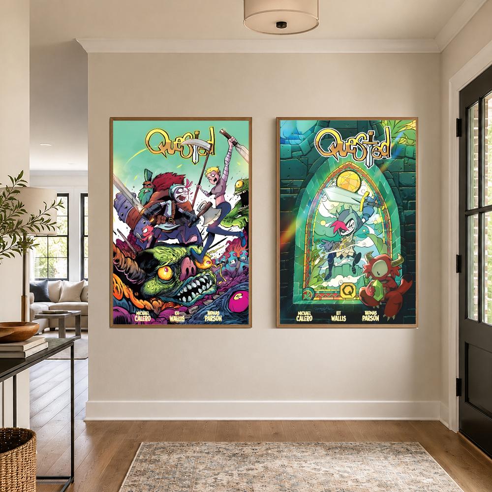 Brand Quested Poster Graphic W - Office Quest ulasan dan harga