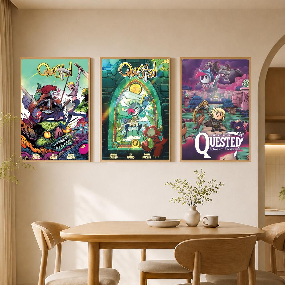 Brand Quested Poster Graphic W - Office Quest ulasan dan harga