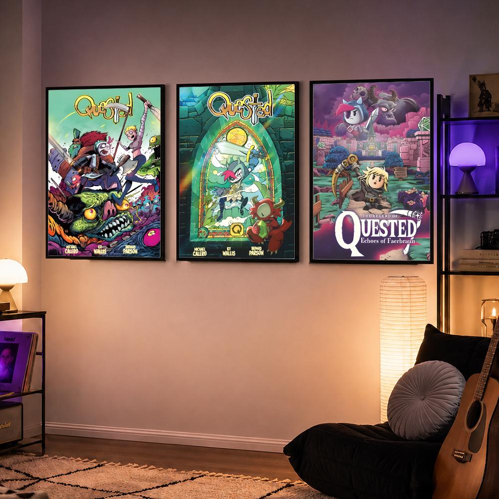 Brand Quested Poster Graphic W - Office Quest ulasan dan harga