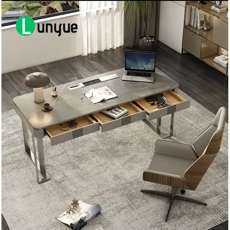 Modern L Shaped Executive Offi - Office Tech Furniture ulasan dan harga