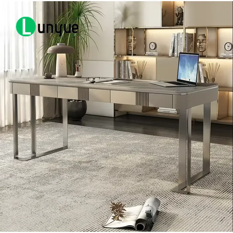 Modern L Shaped Executive Offi - Office Tech Furniture ulasan dan harga