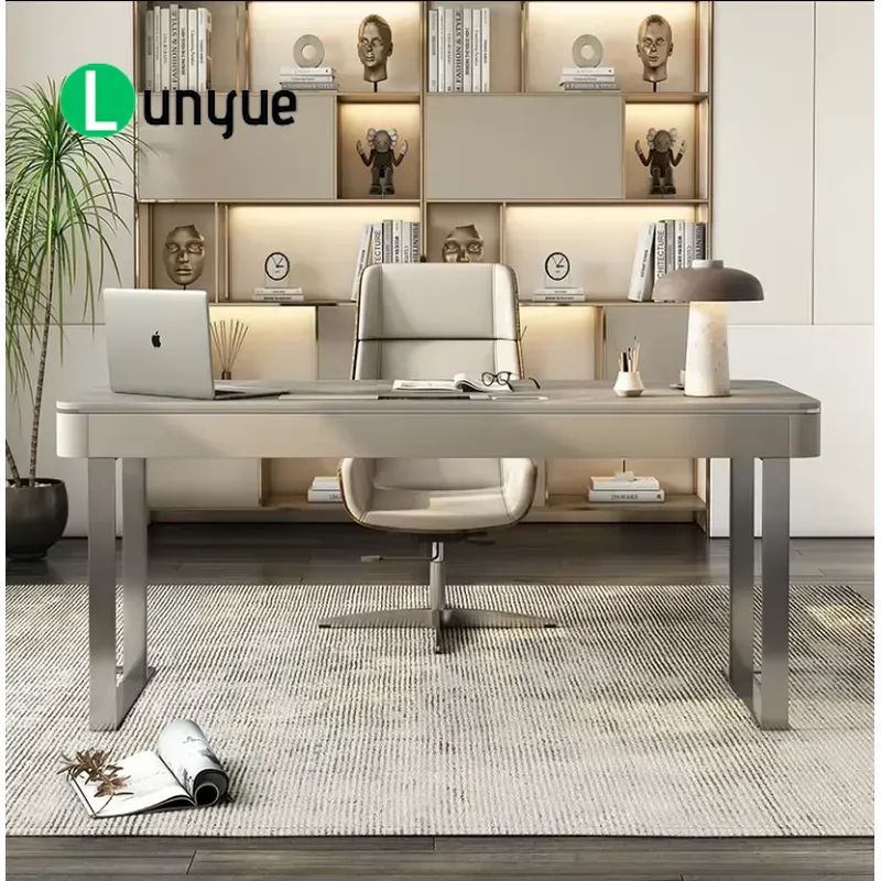 Modern L Shaped Executive Offi - Office Tech Furniture ulasan dan harga