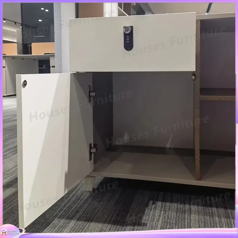 L Shaped Executive Desk Modern - Office Tech Furniture ulasan dan harga