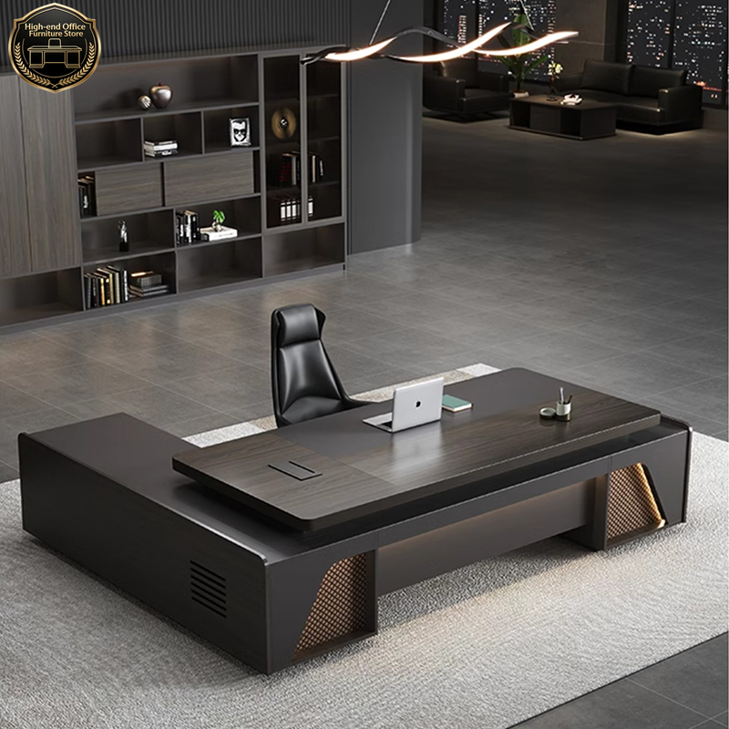Luxury Modern Ceo L Shape Exec - Office Tech Management ulasan dan harga