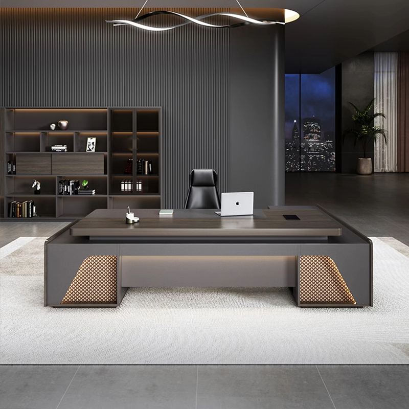 Luxury Modern Ceo L Shape Exec - Office Tech Management ulasan dan harga