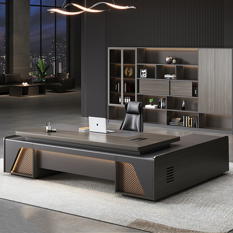 Luxury Modern Ceo L Shape Exec - Office Tech Management ulasan dan harga
