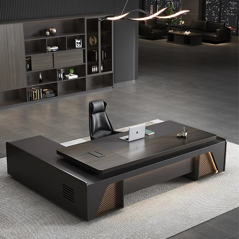 ❀zz Luxury Modern Ceo L Shape  - Office Tech Management ulasan dan harga