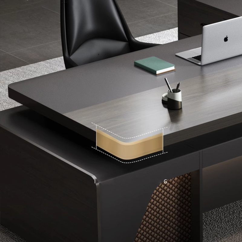 ❀zz Luxury Modern Ceo L Shape  - Office Tech Management ulasan dan harga