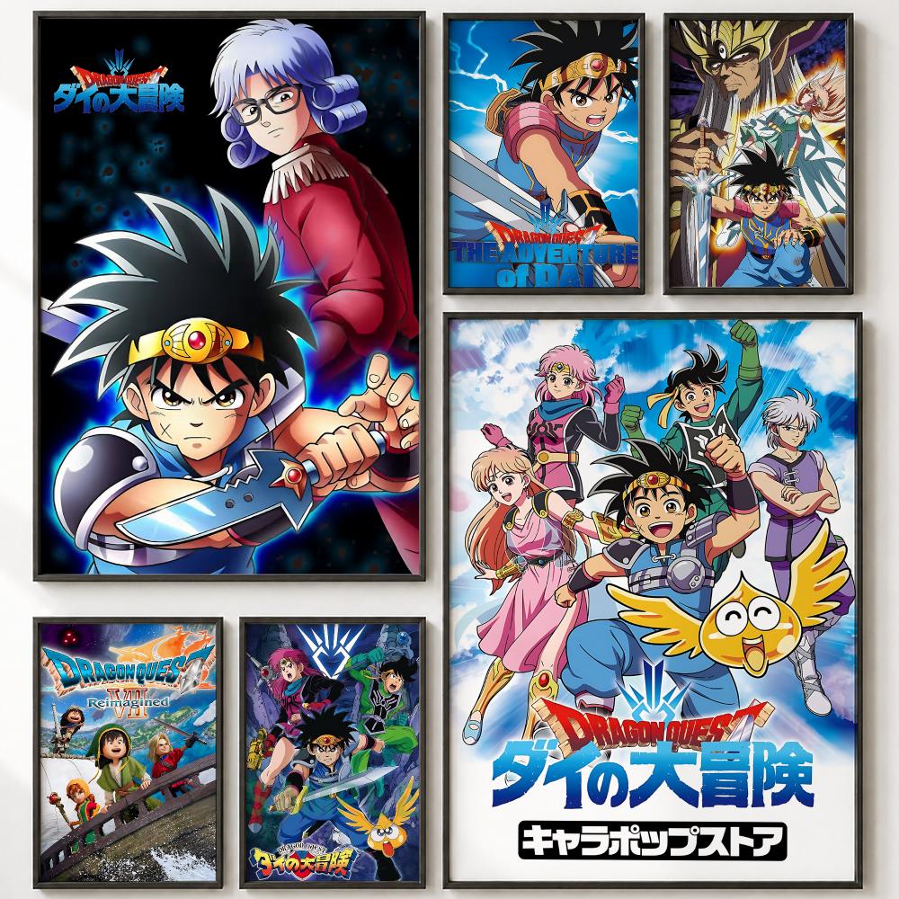 Dragon Quest RPG Poster HD pos - Office Quest ulasan dan harga