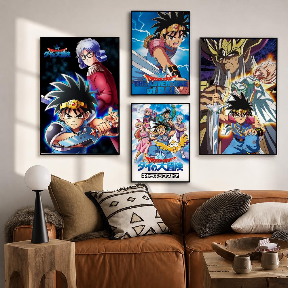 Dragon Quest RPG Poster HD pos - Office Quest ulasan dan harga