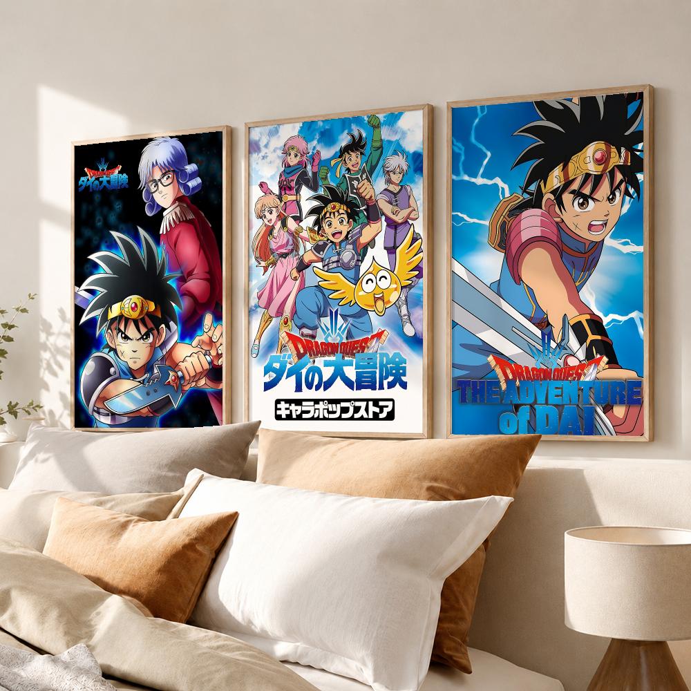 Dragon Quest RPG Poster HD pos - Office Quest ulasan dan harga