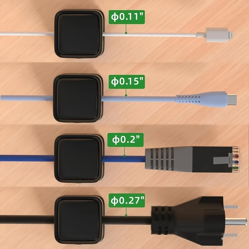 12-Pack Cable Management Clips - Office Tech Management ulasan dan harga